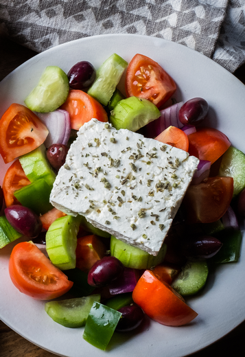 Greek Salad with Ouzo